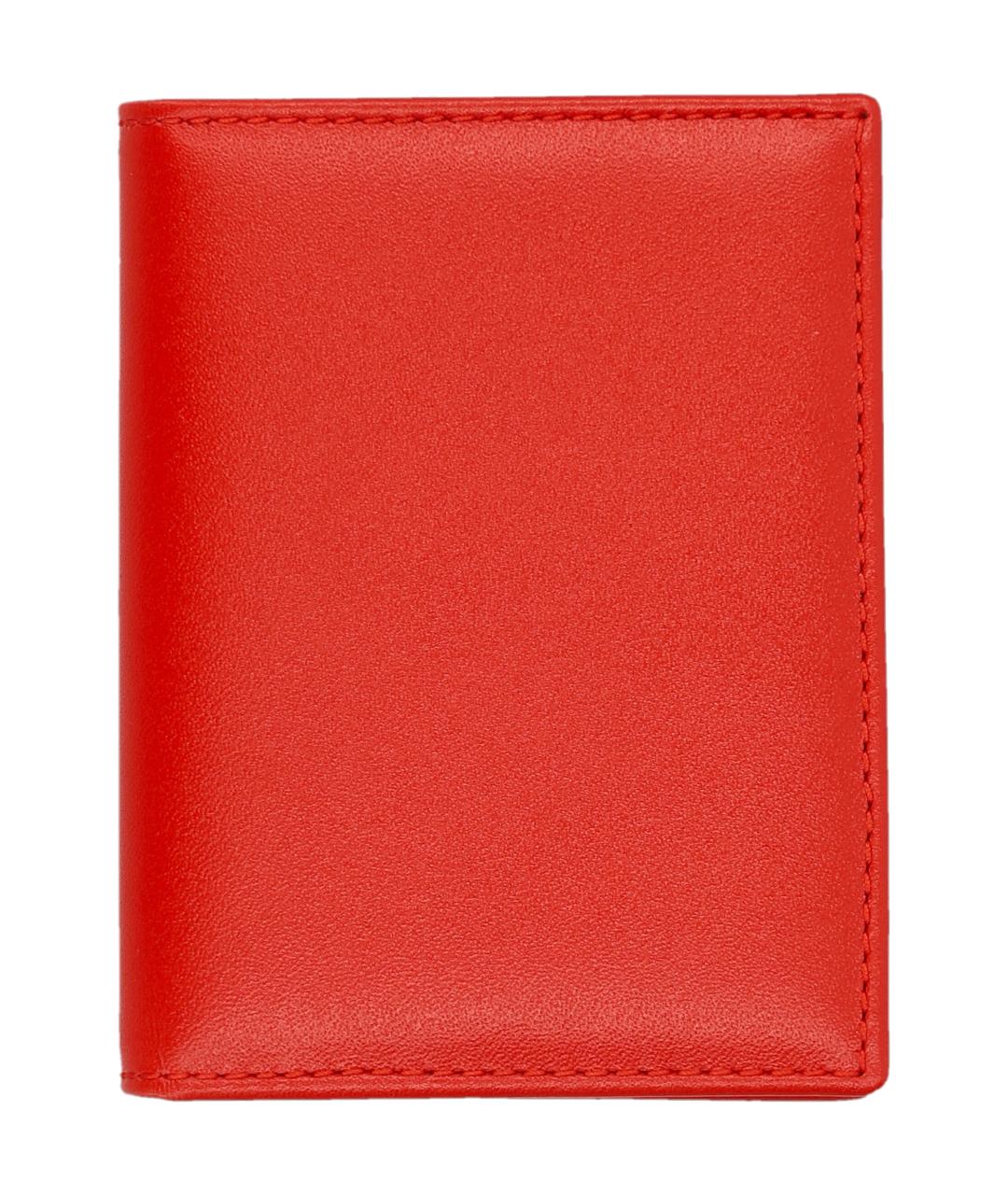 COMME DES GARÇONS WALLET Красный кожаный кошелек, фото 1