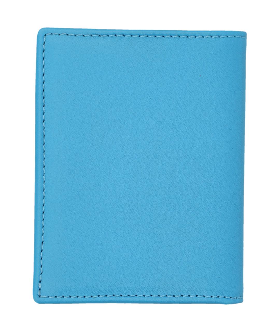 COMME DES GARÇONS WALLET Голубой кожаный кошелек, фото 2