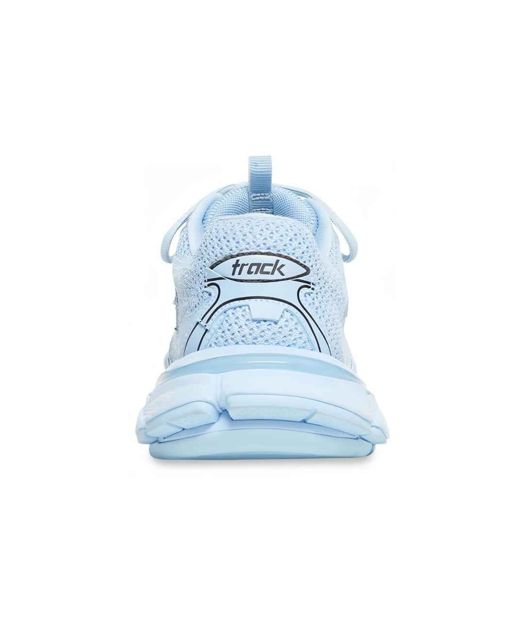 BALENCIAGA Голубые текстильные кроссовки, фото 4