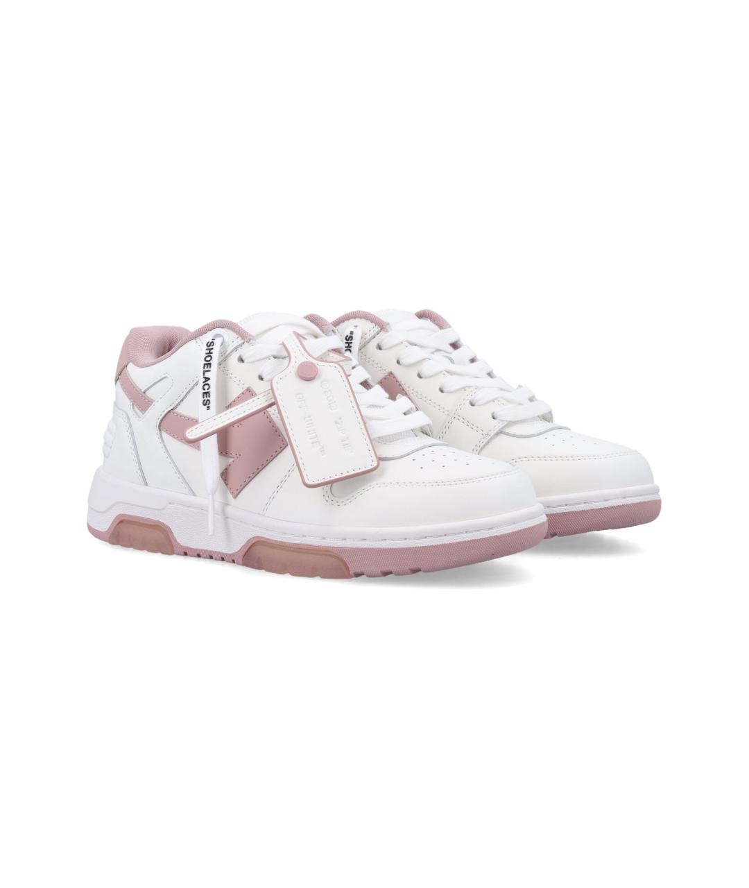 OFF-WHITE Белые кеды, фото 2