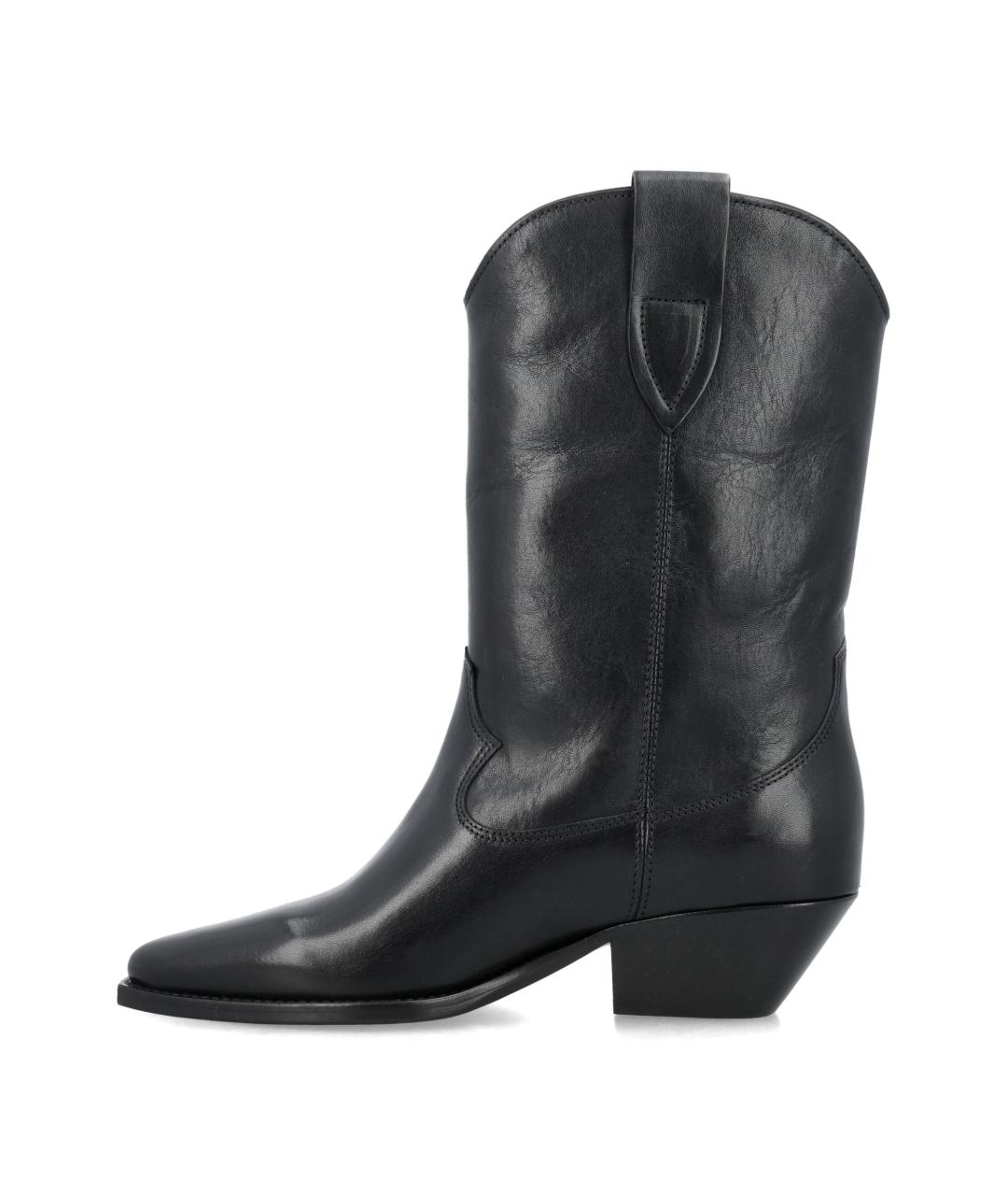 ISABEL MARANT Черные кожаные ботинки, фото 3