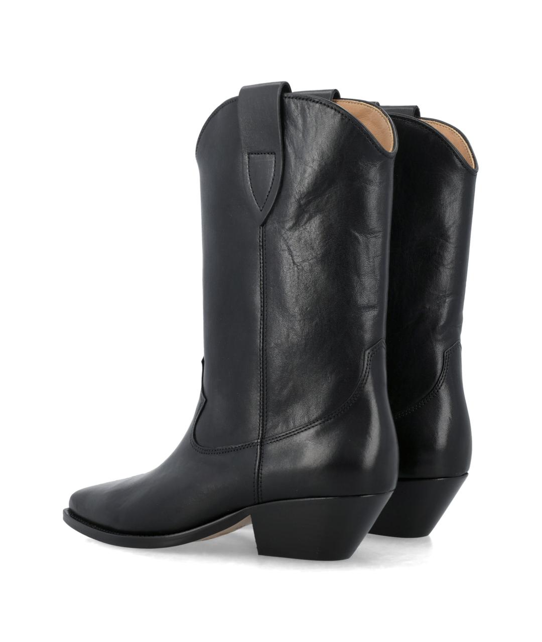 ISABEL MARANT Черные кожаные ботинки, фото 4