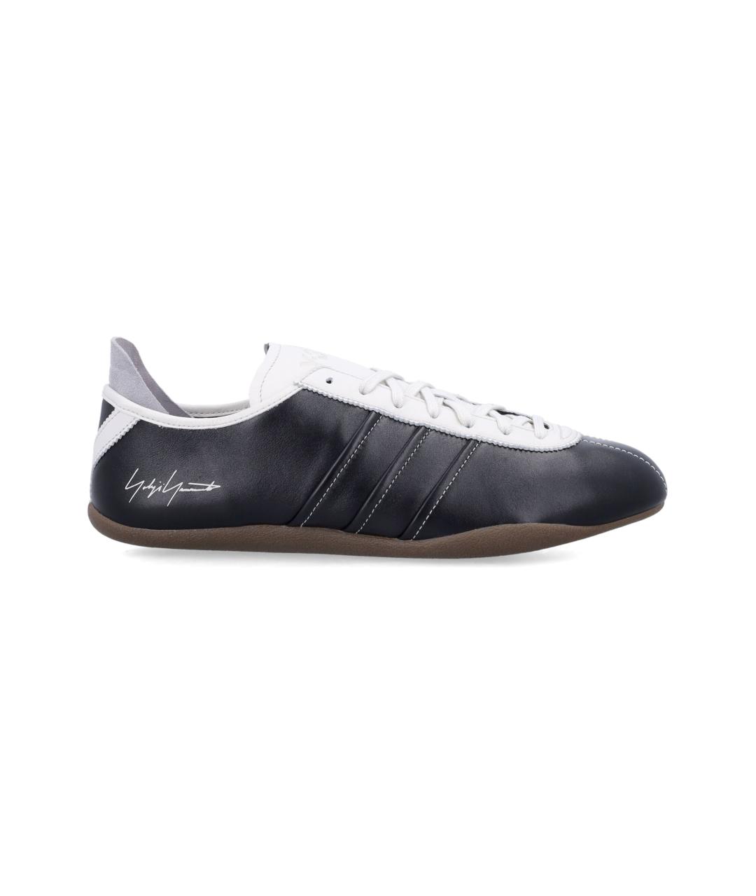 Y-3 Черные кожаные кроссовки, фото 1