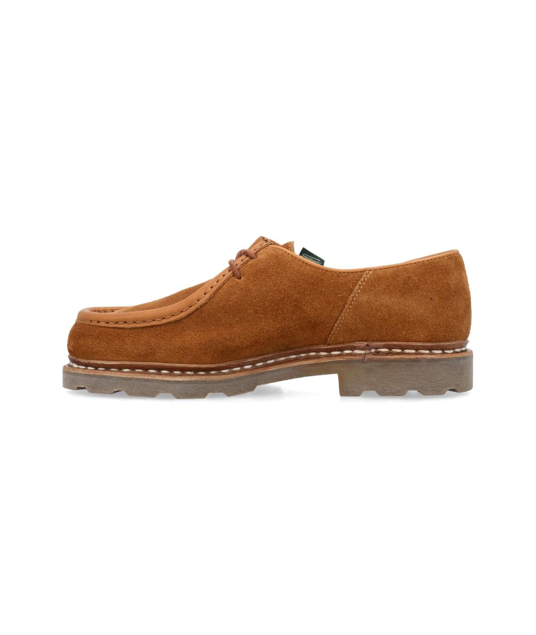 PARABOOT Коричневые замшевые низкие ботинки, фото 3
