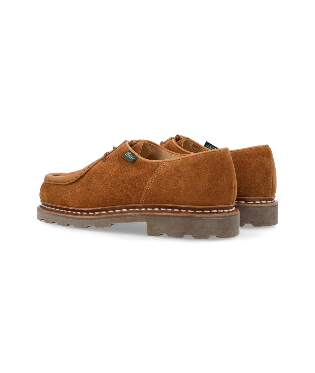 PARABOOT Коричневые замшевые низкие ботинки, фото 4
