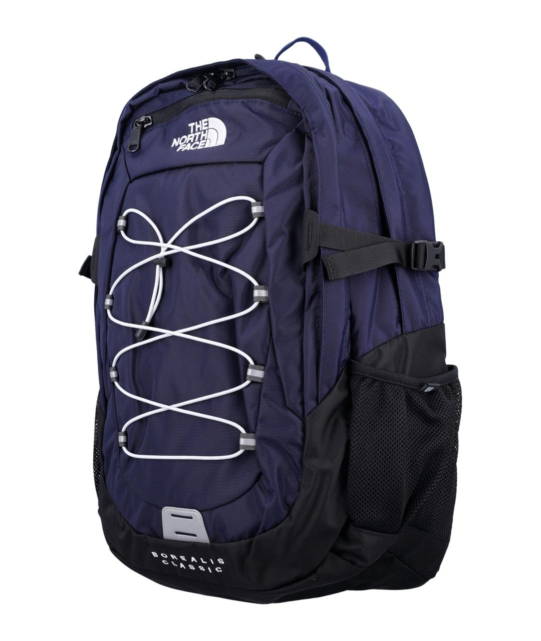 THE NORTH FACE Темно-синий синтетический рюкзак, фото 3
