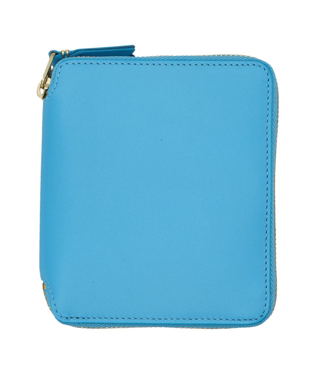 COMME DES GARÇONS WALLET Голубой кожаный кошелек, фото 1