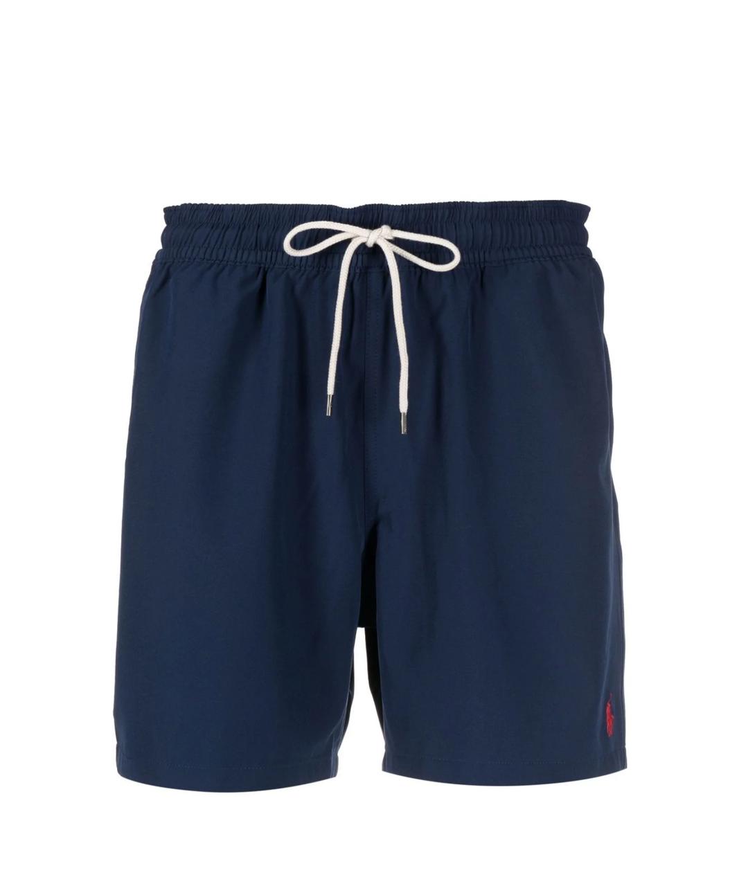 POLO RALPH LAUREN Синие полиэстеровые плавки, фото 1