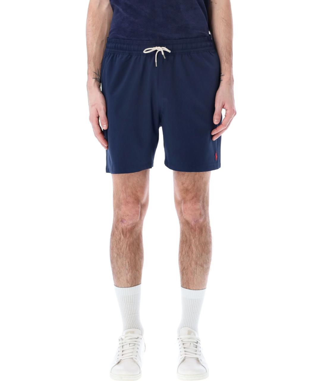 POLO RALPH LAUREN Синие полиэстеровые плавки, фото 2