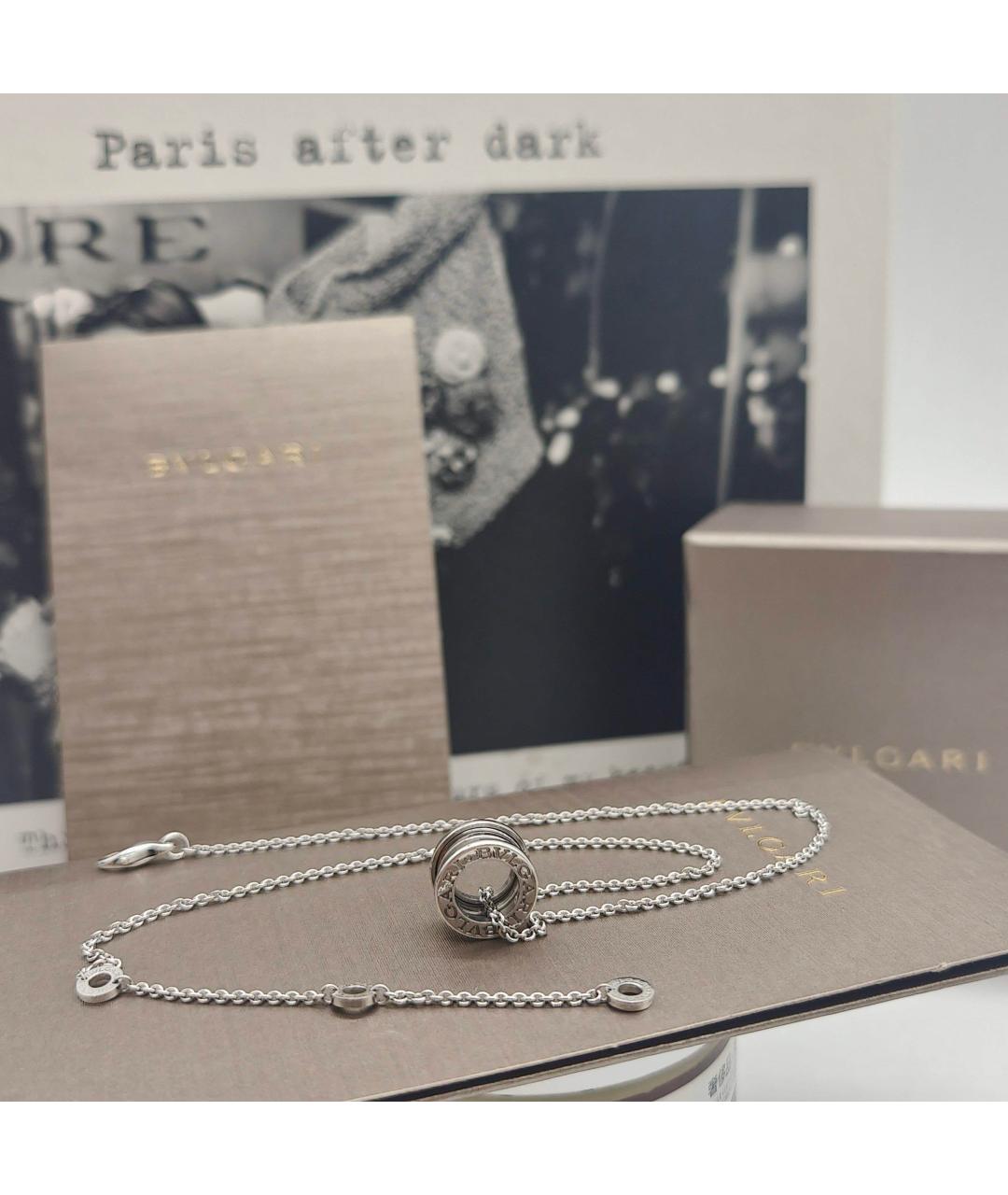 BVLGARI Серебрянный кулон из белого золота, фото 4