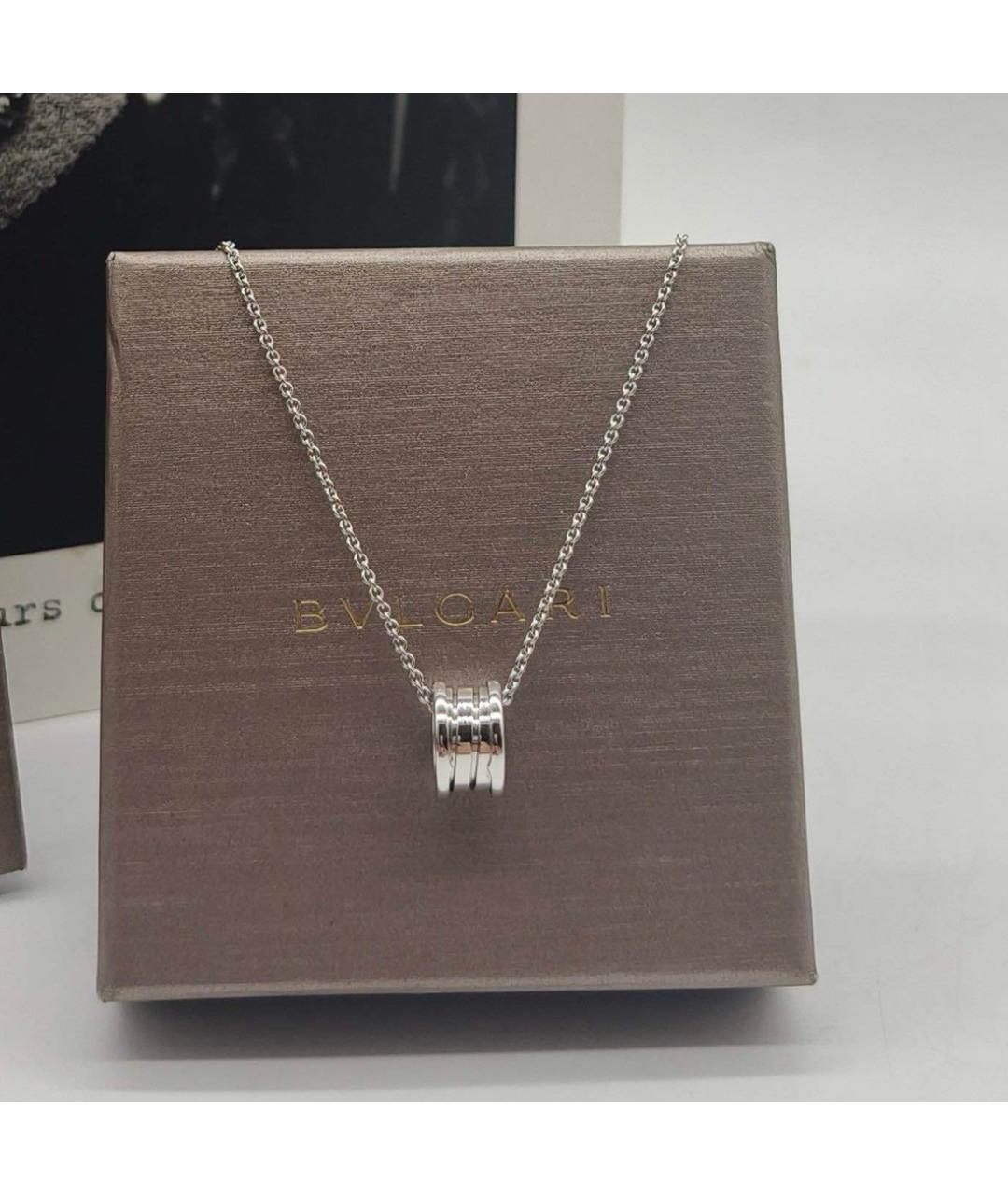 BVLGARI Серебрянный кулон из белого золота, фото 2