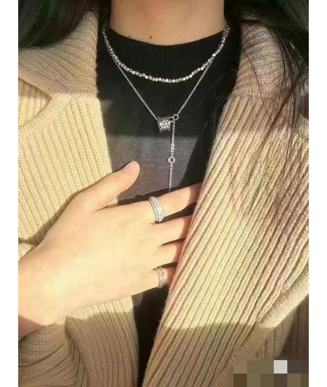 BVLGARI Серебрянный кулон из белого золота, фото 6