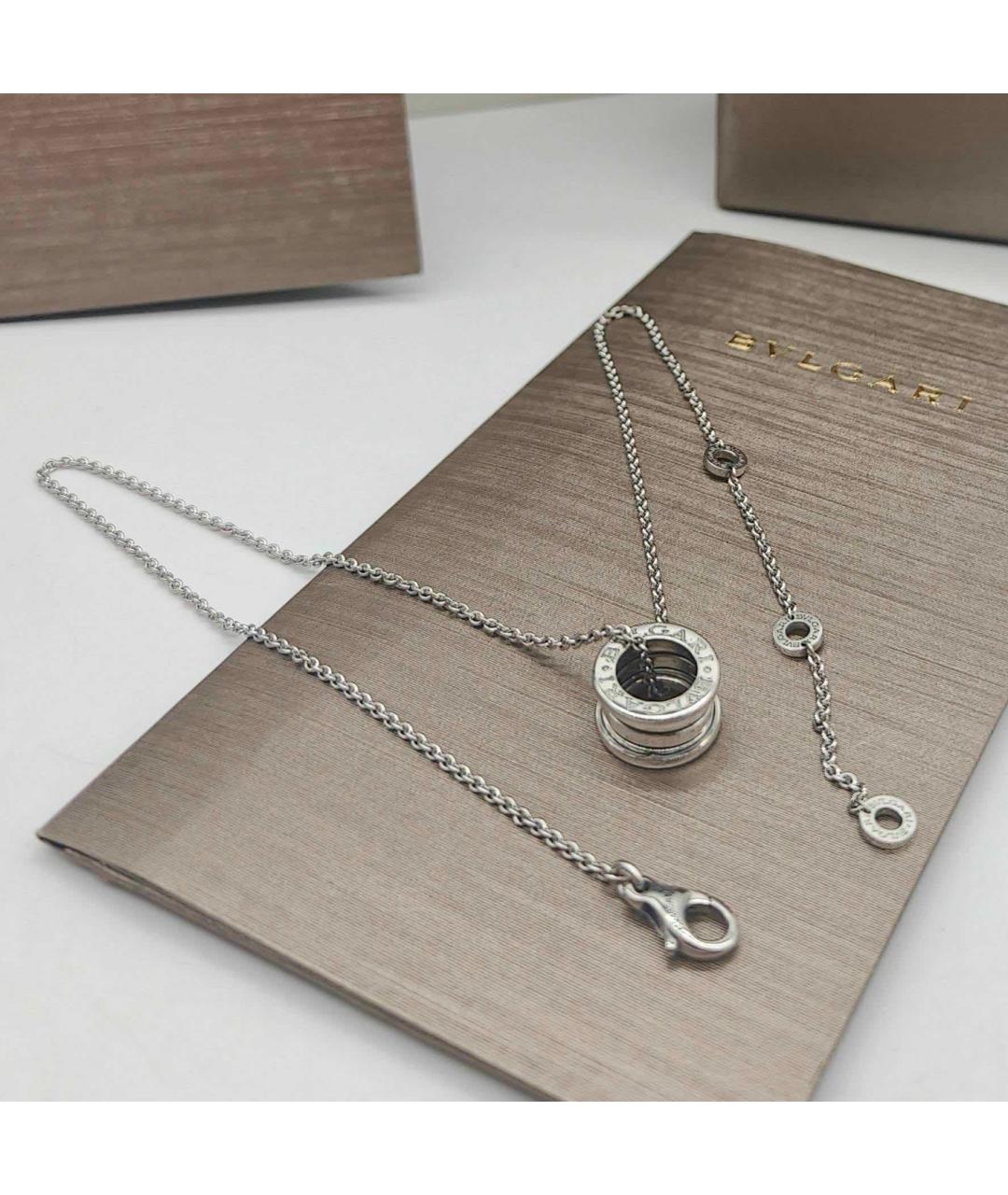 BVLGARI Серебрянный кулон из белого золота, фото 3