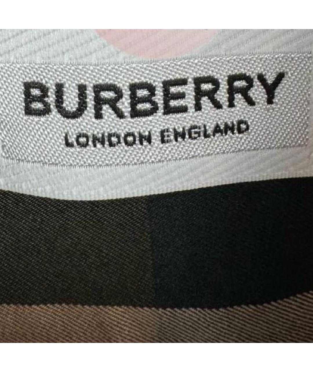 BURBERRY Бежевая хлопковая рубашка, фото 7