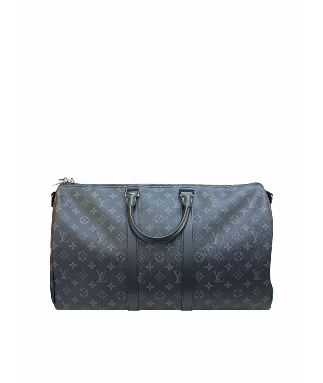 LOUIS VUITTON Черная дорожная/спортивная сумка, фото 1