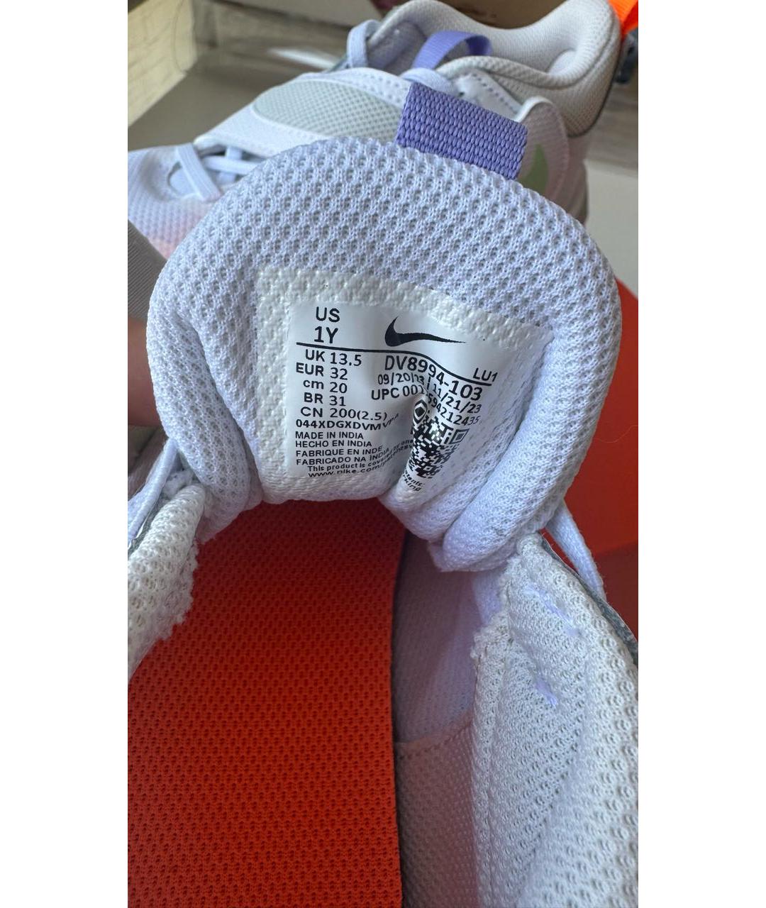 NIKE KIDS Белые кеды, фото 5