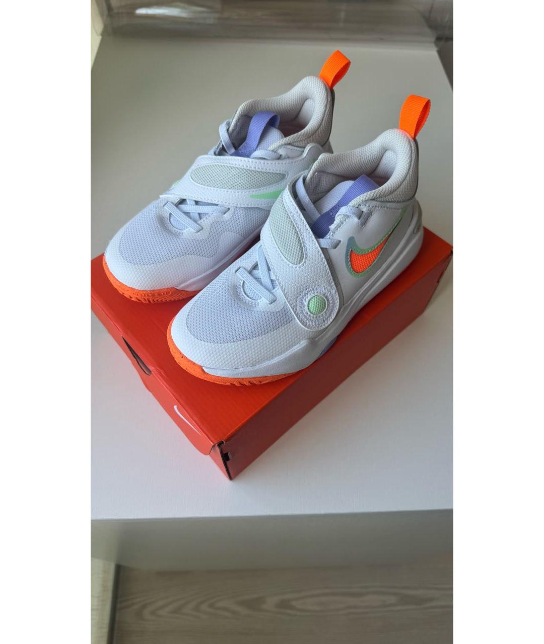 NIKE KIDS Белые кеды, фото 4
