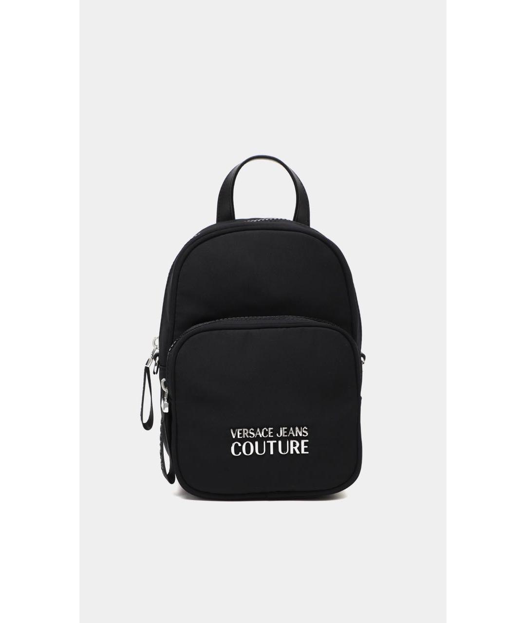 VERSACE JEANS COUTURE Черный тканевый рюкзак, фото 9