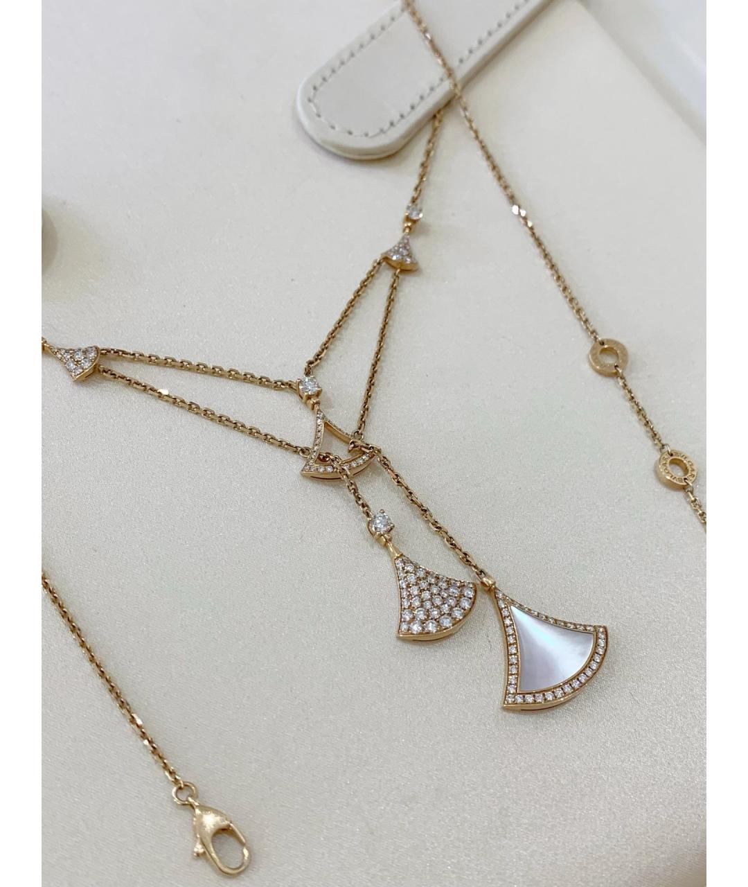 BVLGARI Золотое колье из розового золота, фото 4