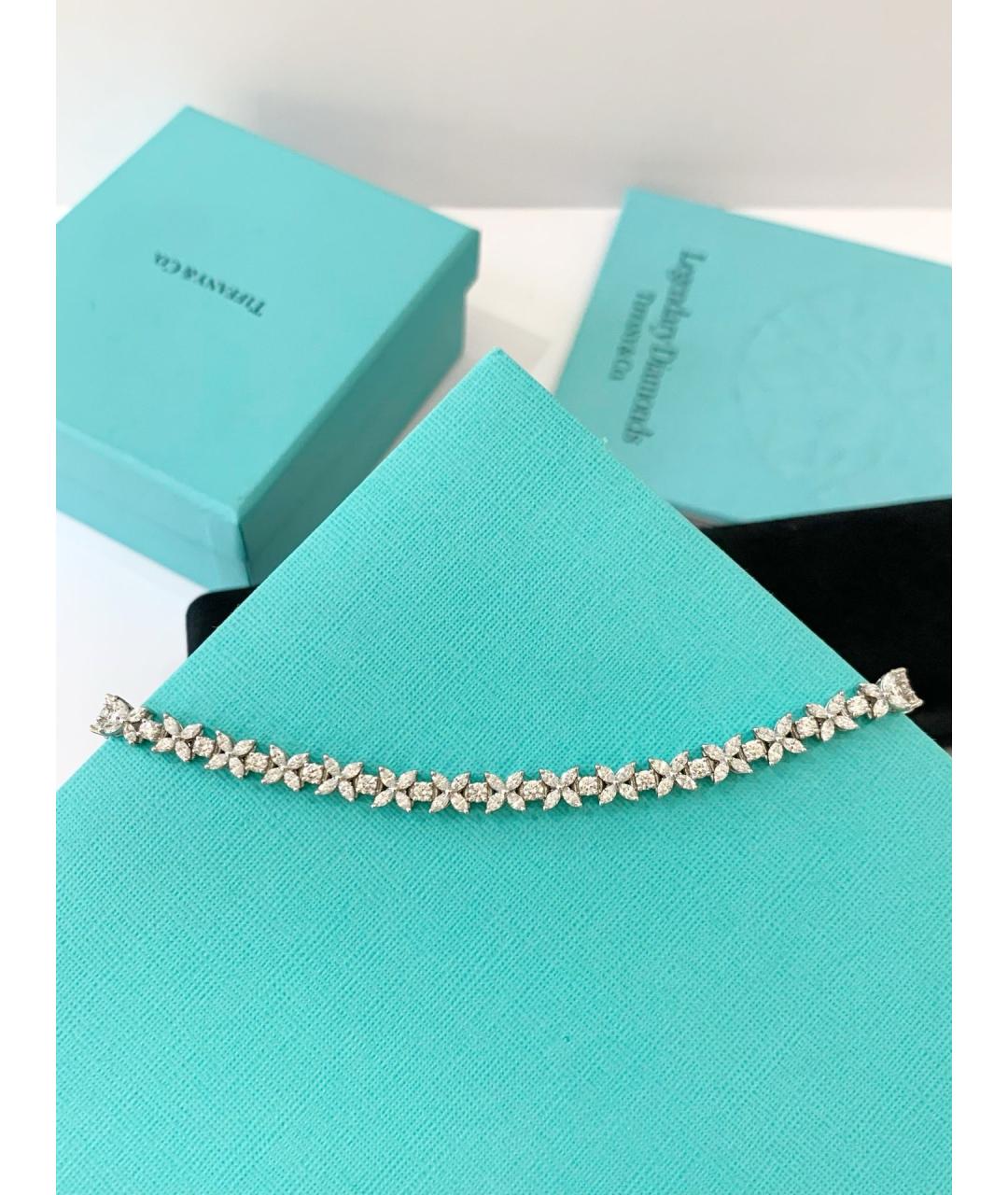 TIFFANY&CO Серебрянный браслет из белого золота, фото 6