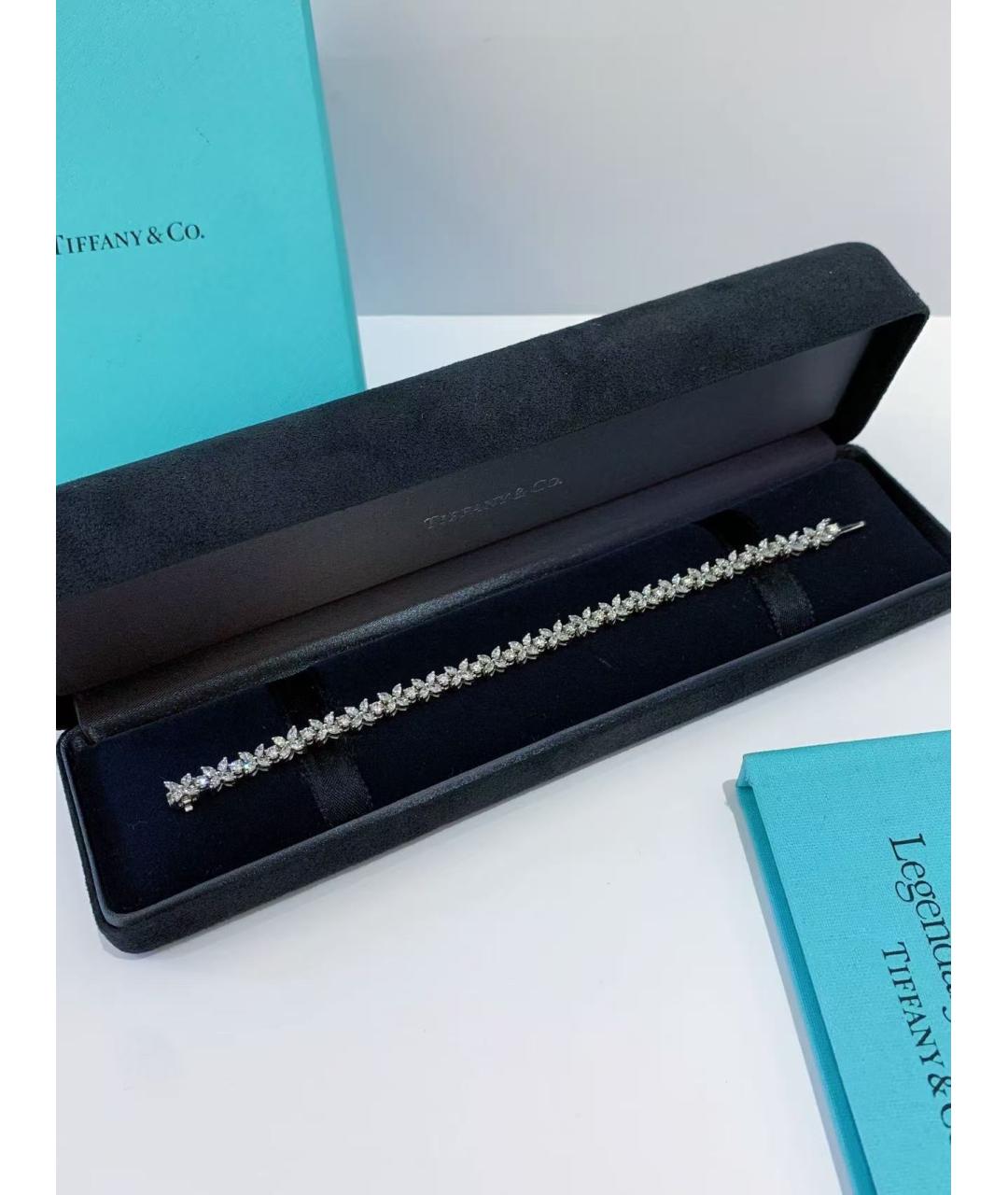 TIFFANY&CO Серебрянный браслет из белого золота, фото 2