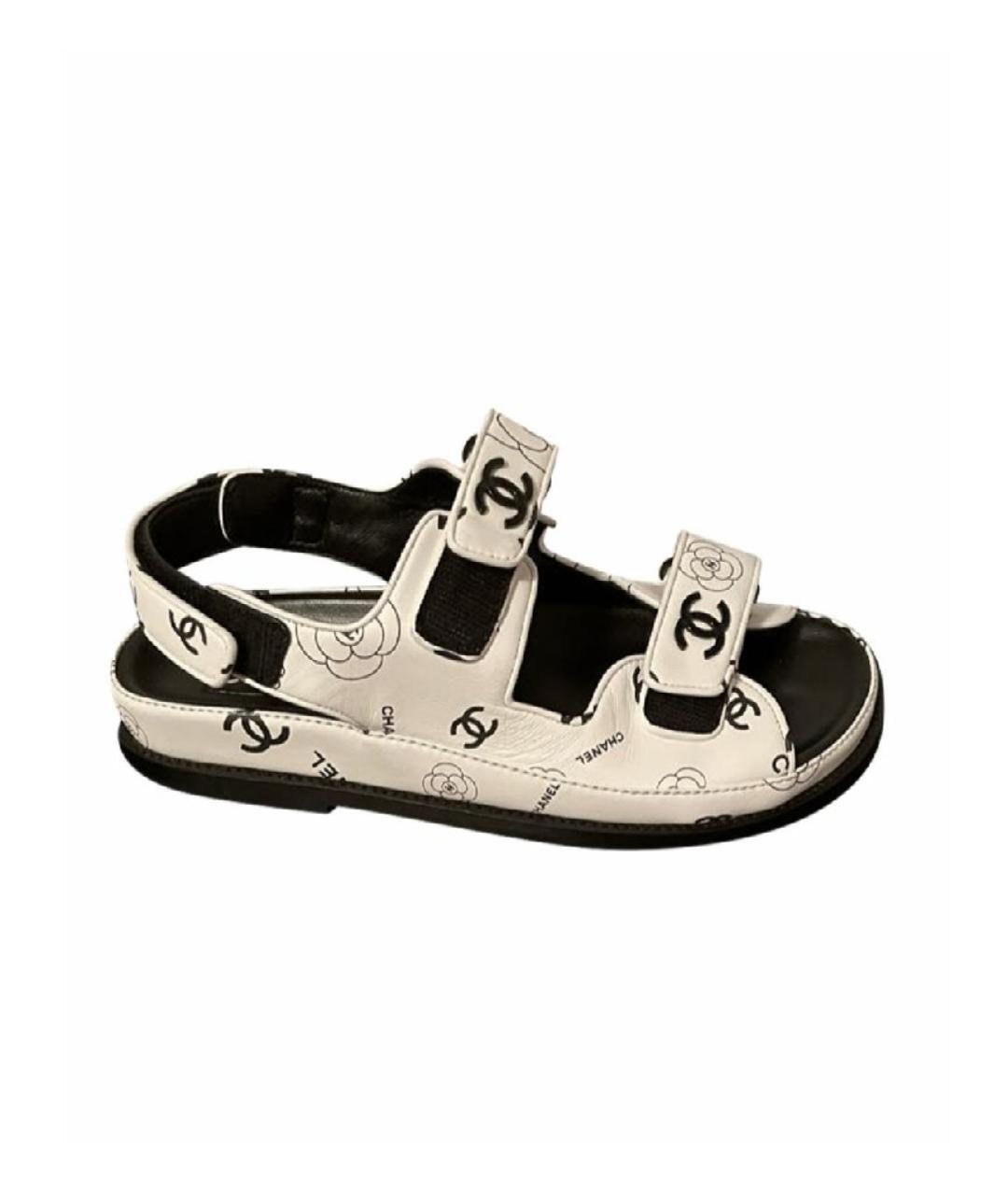 CHANEL Кожаные сандалии, фото 1