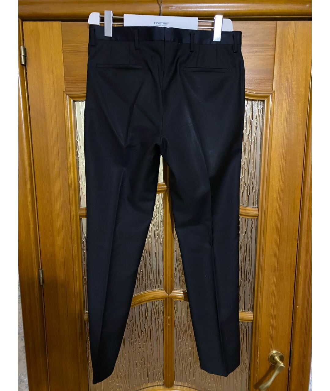 GIVENCHY Черные шерстяные классические брюки, фото 2