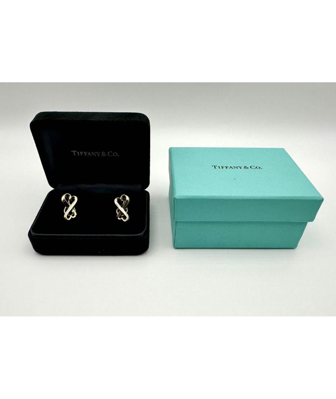 TIFFANY&CO Золотые серьги из желтого золота, фото 2