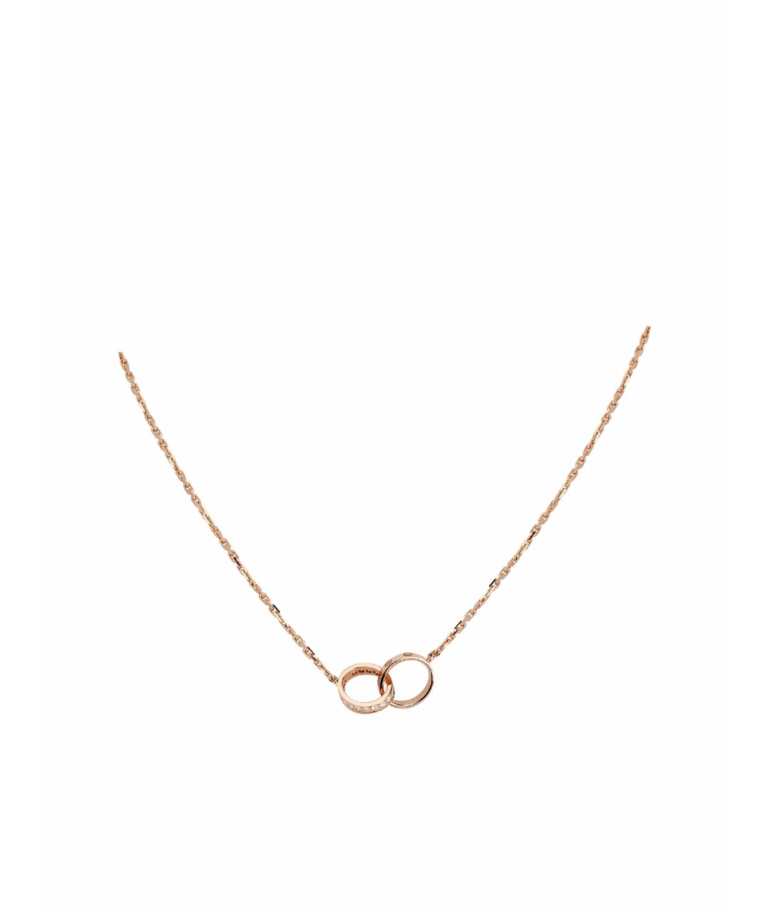 CARTIER Золотое колье из розового золота, фото 1