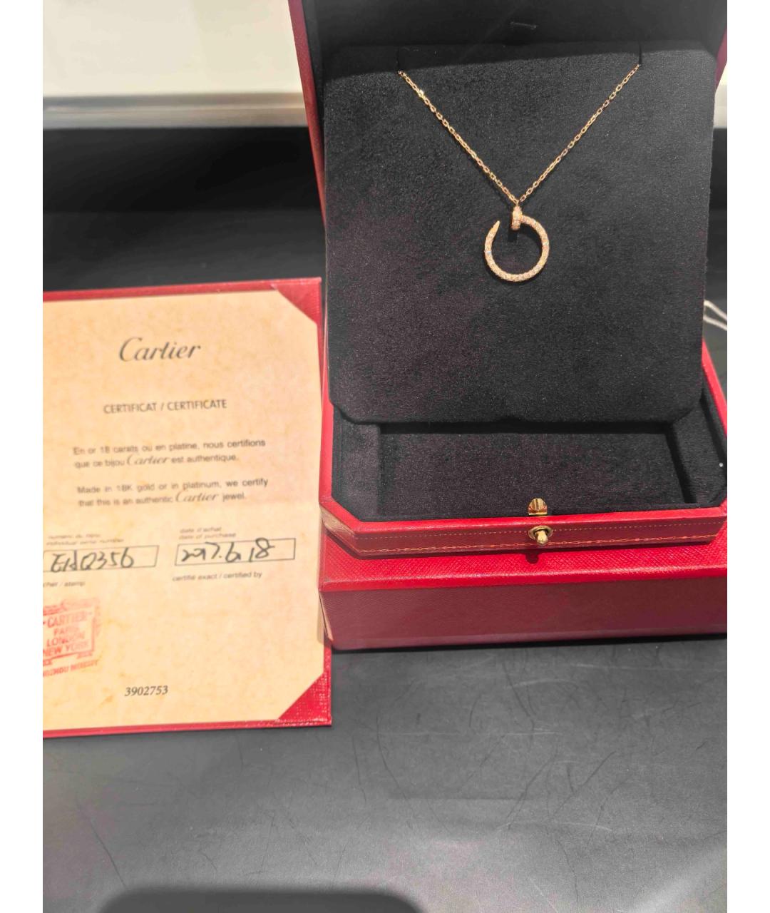 CARTIER Золотое колье из розового золота, фото 2