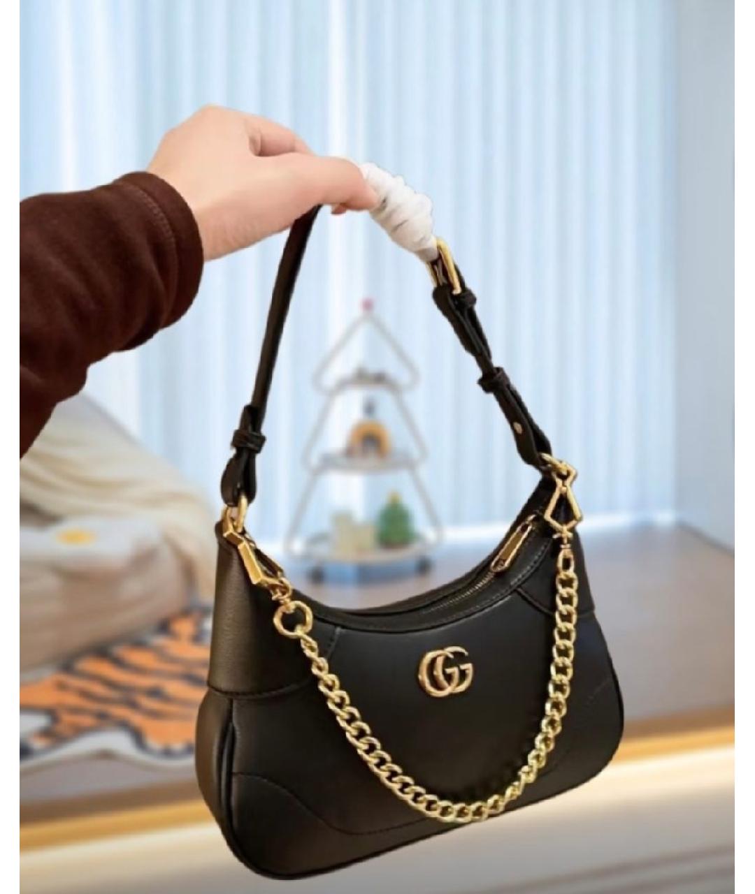GUCCI Черная сумка с короткими ручками, фото 3