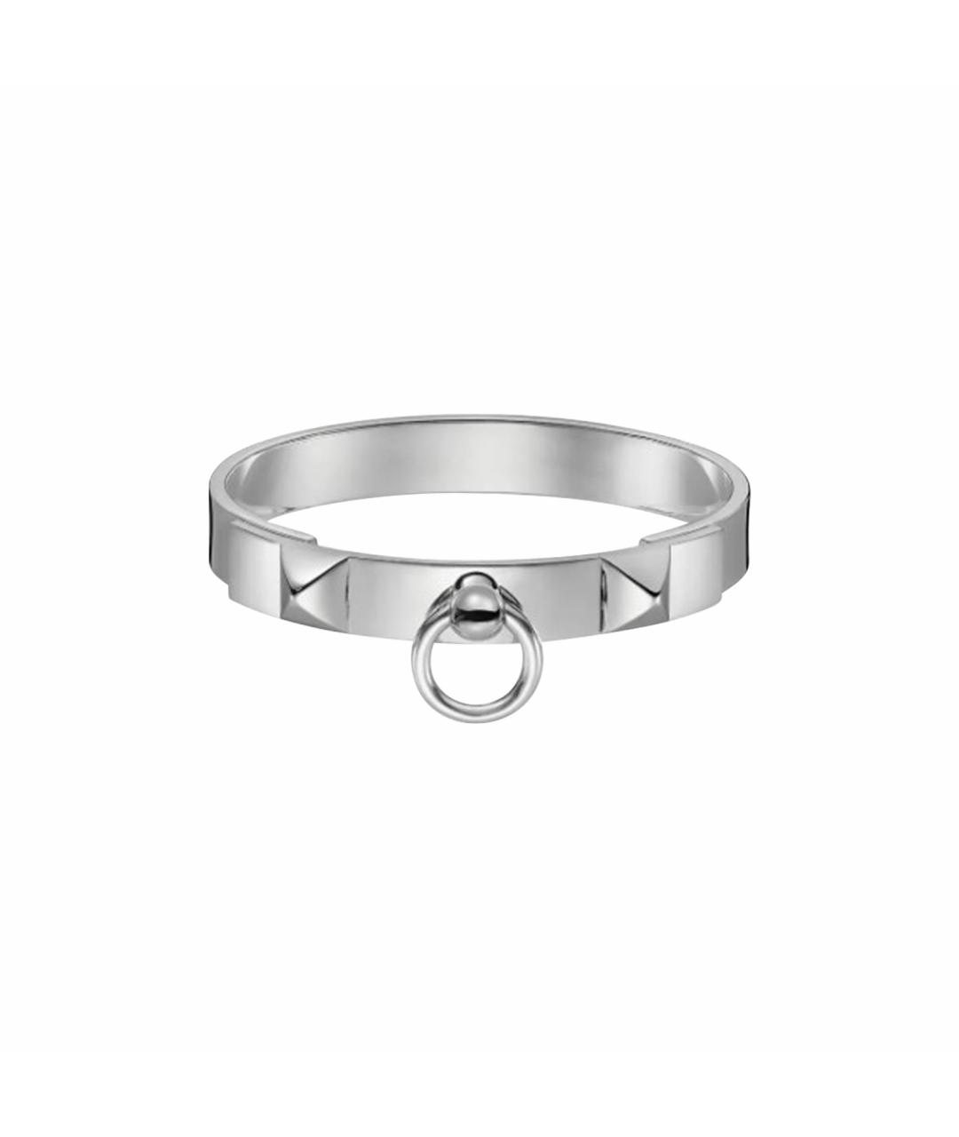 HERMES Серебрянный браслет из белого золота, фото 1