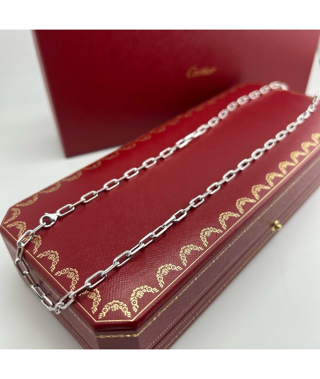 CARTIER Серебряное колье из белого золота, фото 6