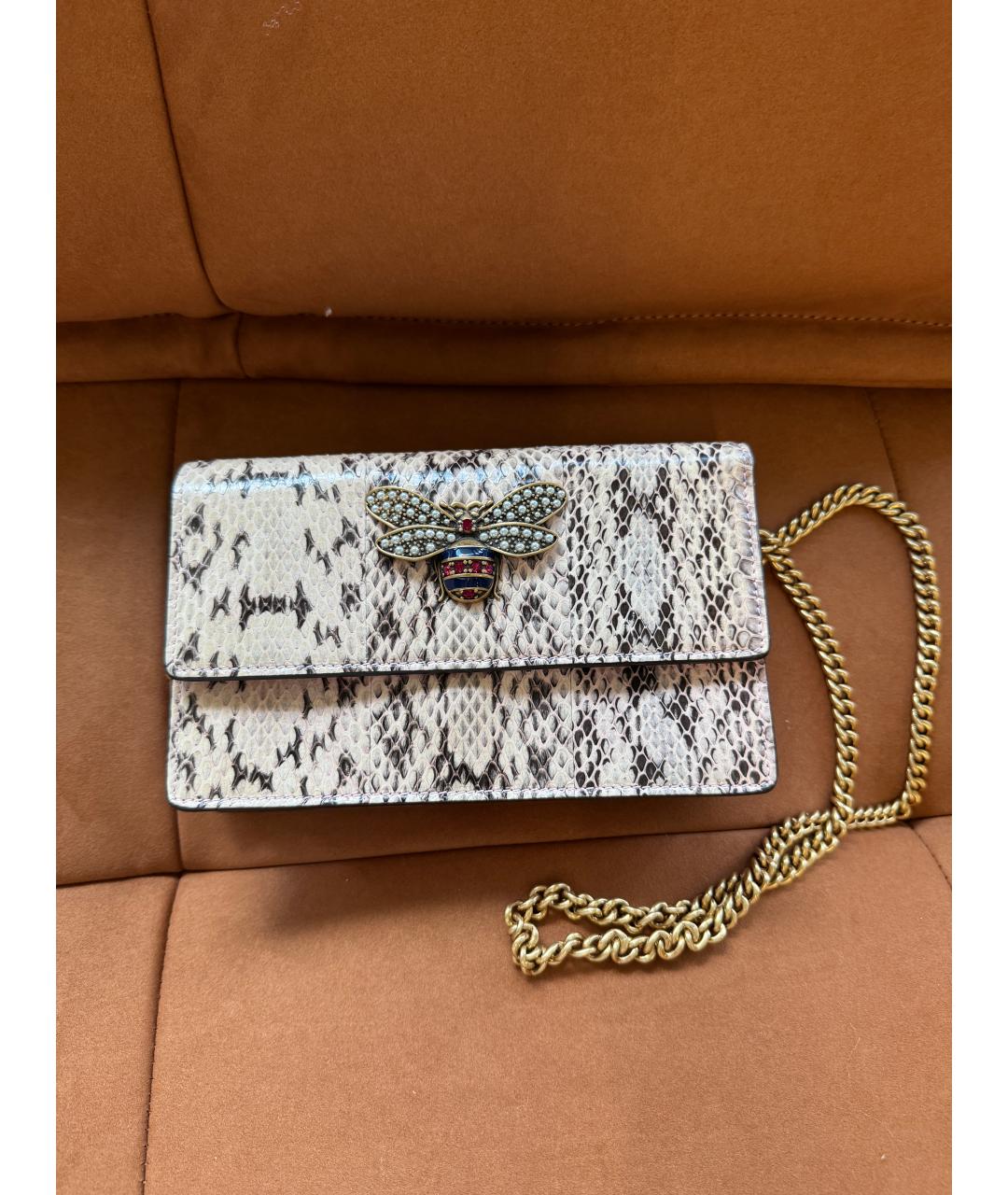 GUCCI Кожаная сумка через плечо, фото 10