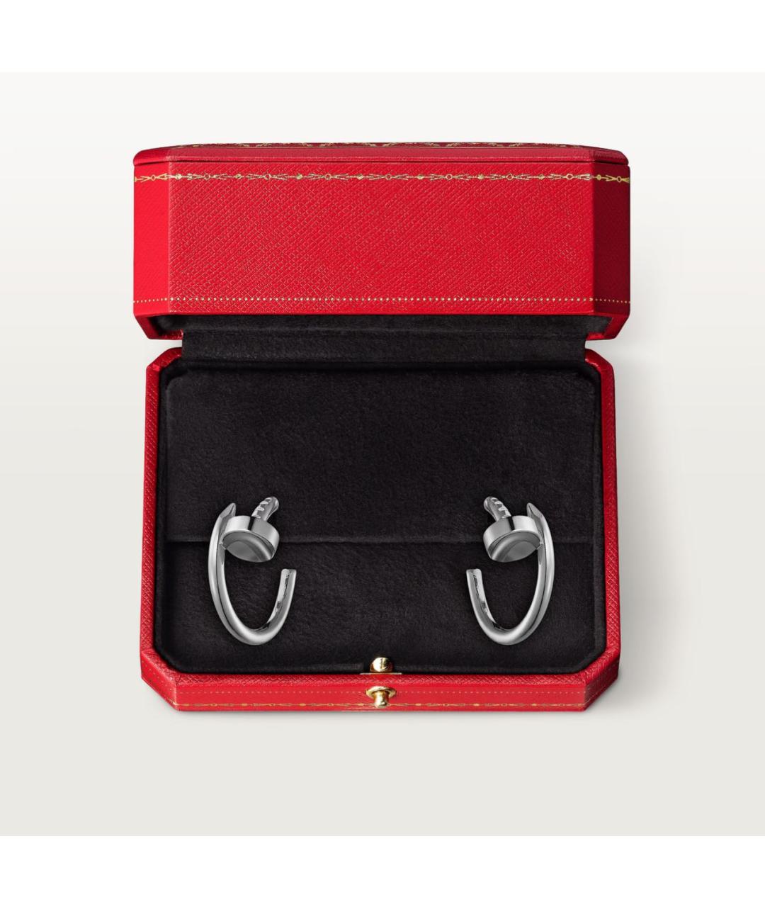 CARTIER Серебряные серьги из белого золота, фото 4