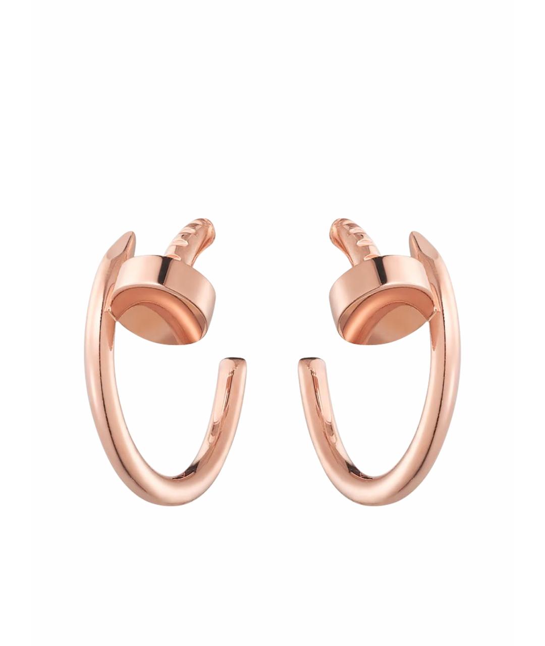 CARTIER Золотые серьги из розового золота, фото 1