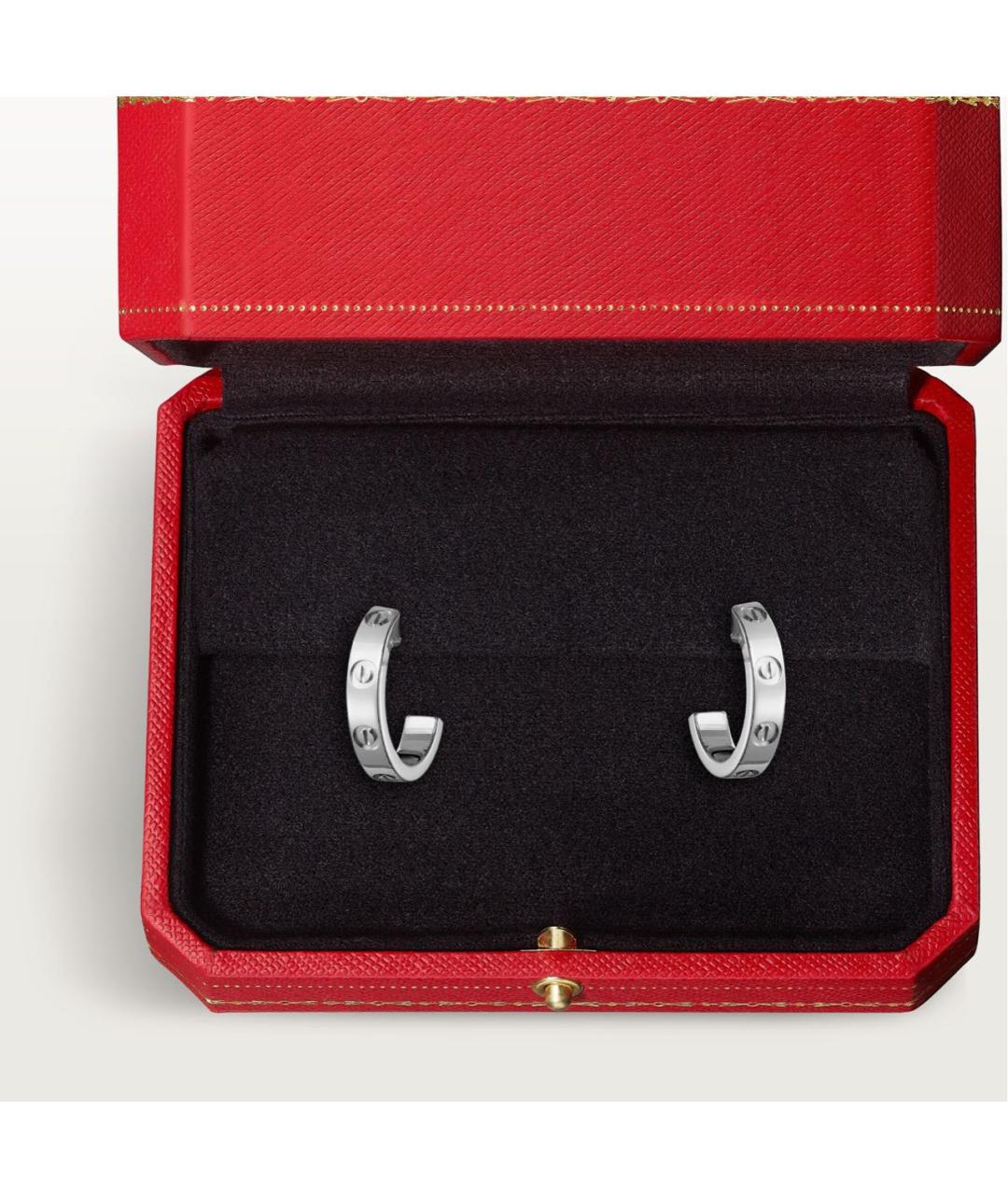 CARTIER Серебряные серьги из белого золота, фото 5