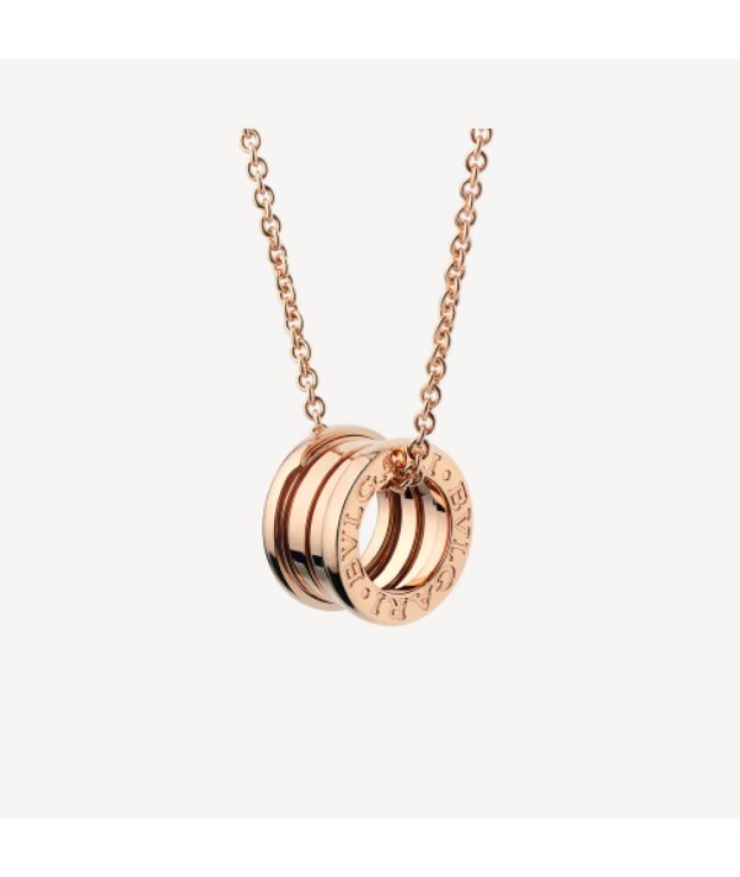 BVLGARI Золотое колье из розового золота, фото 8