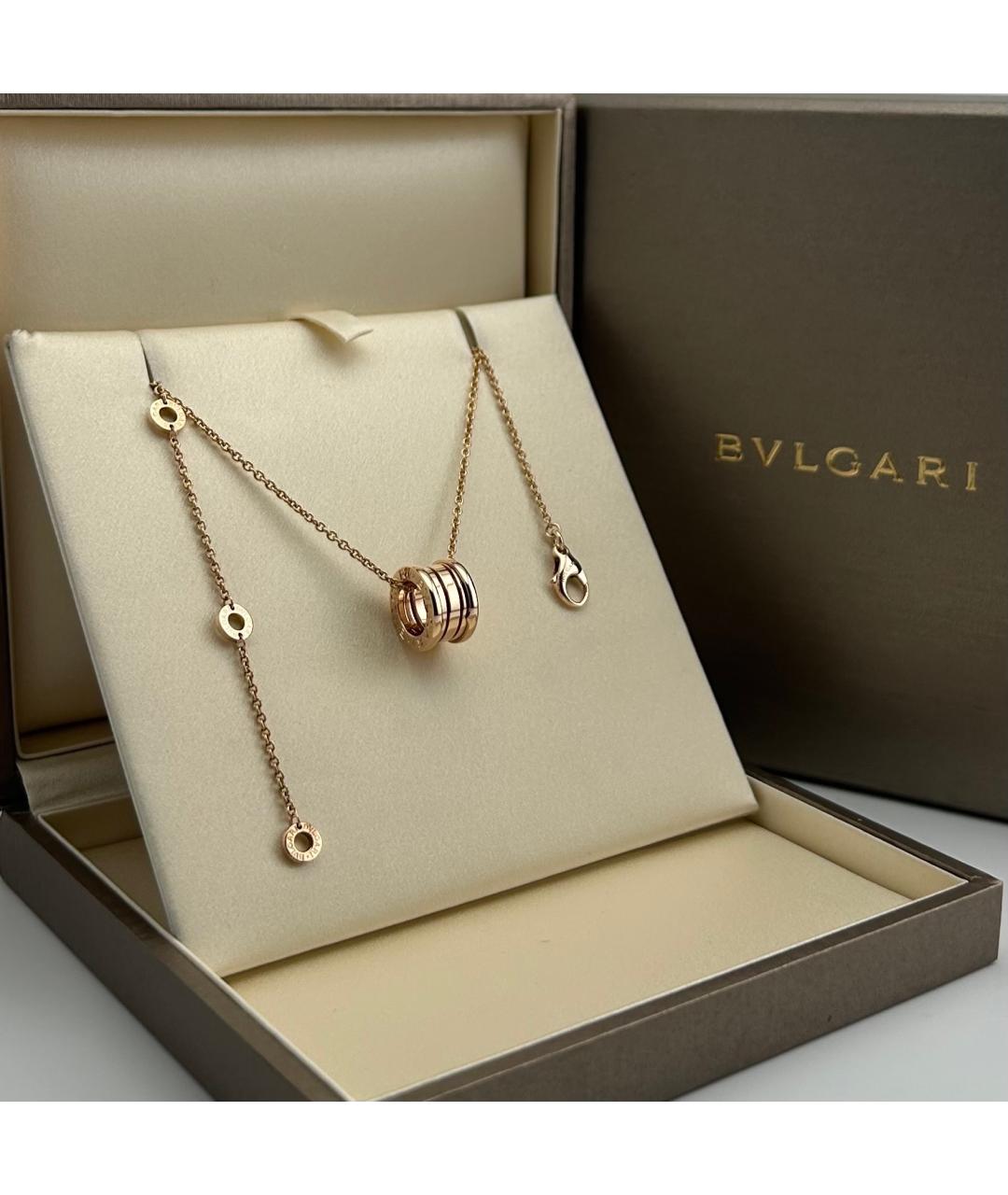 BVLGARI Золотое колье из розового золота, фото 3