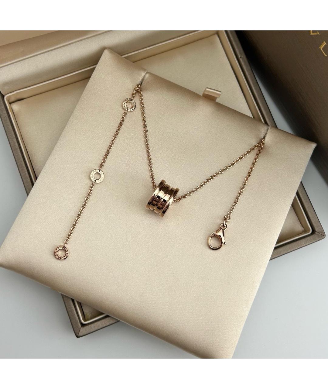 BVLGARI Золотое колье из розового золота, фото 6