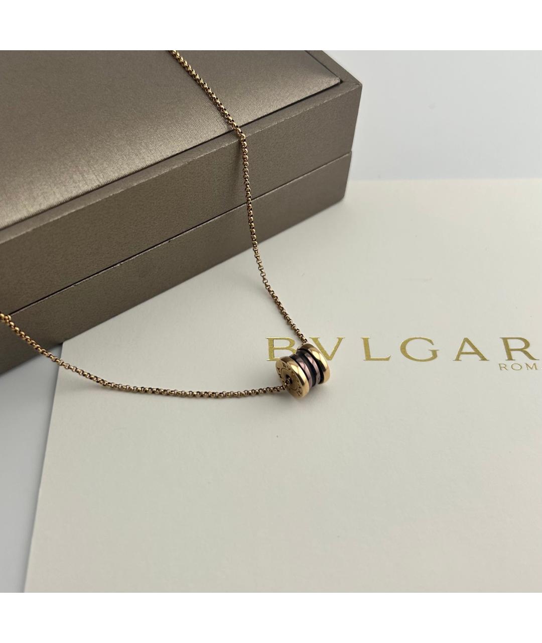 BVLGARI Золотое колье из розового золота, фото 2