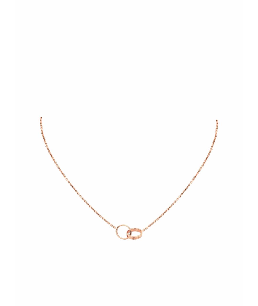 CARTIER Золотое колье из розового золота, фото 1