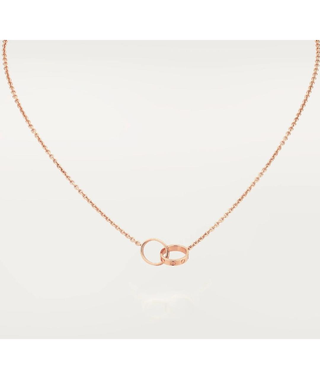 CARTIER Золотое колье из розового золота, фото 7