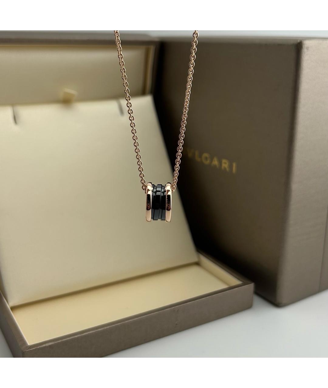 BVLGARI Золотое колье из розового золота, фото 7