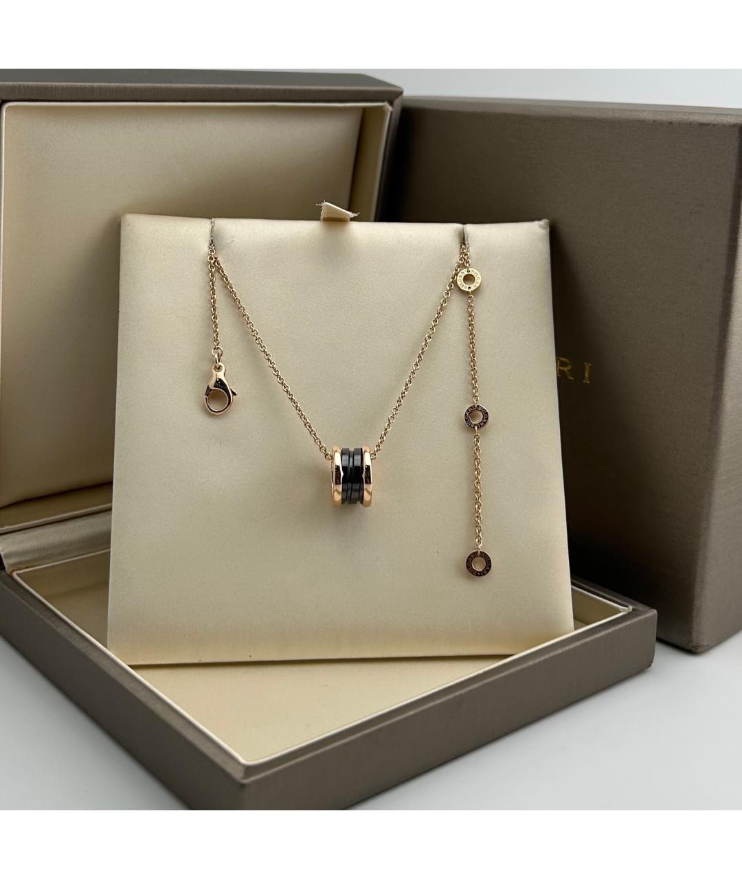 BVLGARI Золотое колье из розового золота, фото 5