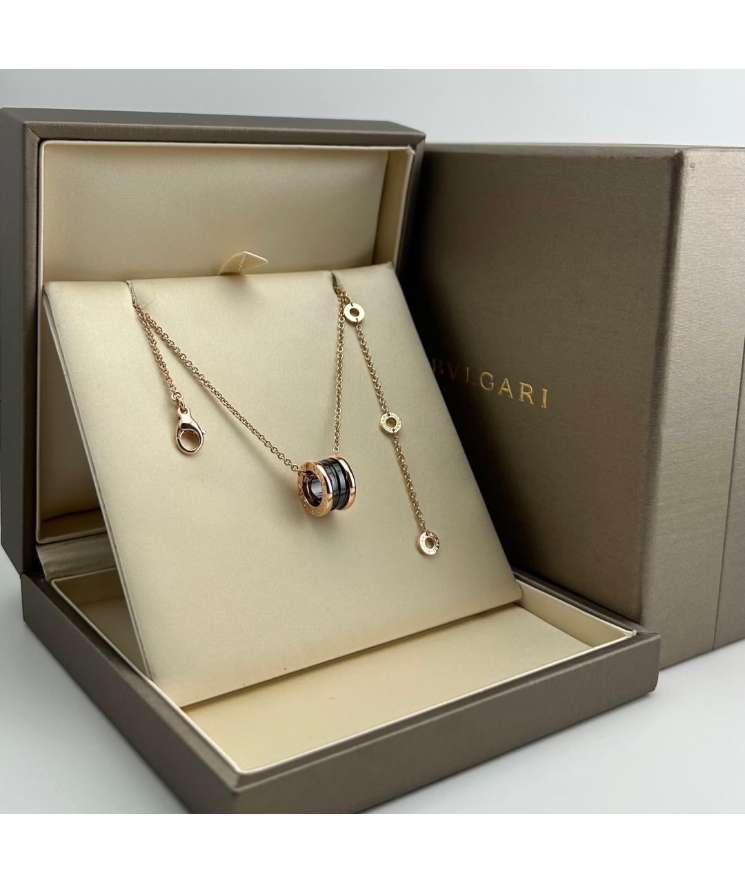 BVLGARI Золотое колье из розового золота, фото 4