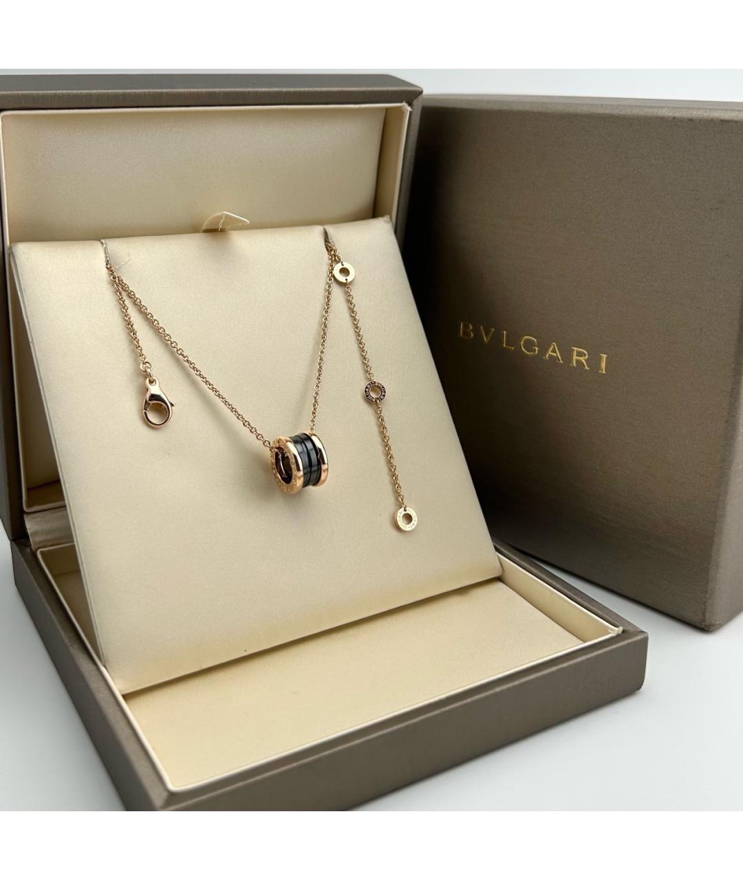 BVLGARI Золотое колье из розового золота, фото 3