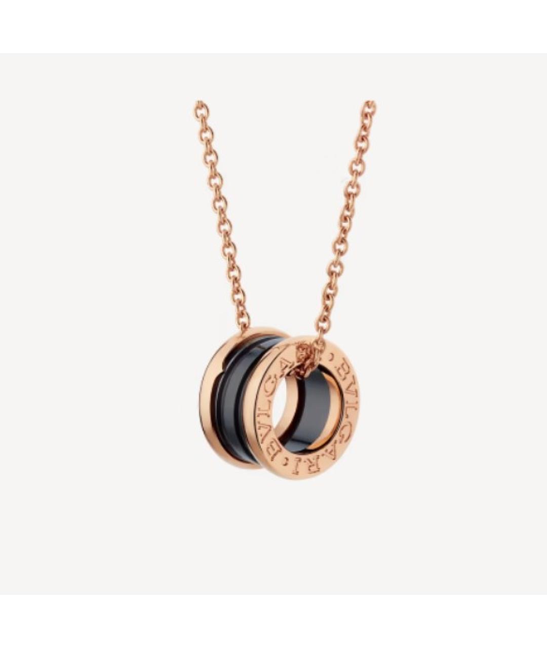 BVLGARI Золотое колье из розового золота, фото 8