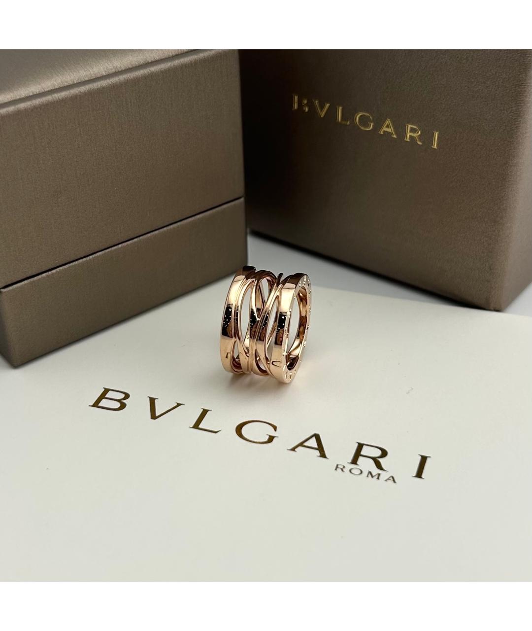 BVLGARI Золотое кольцо из розового золота, фото 7