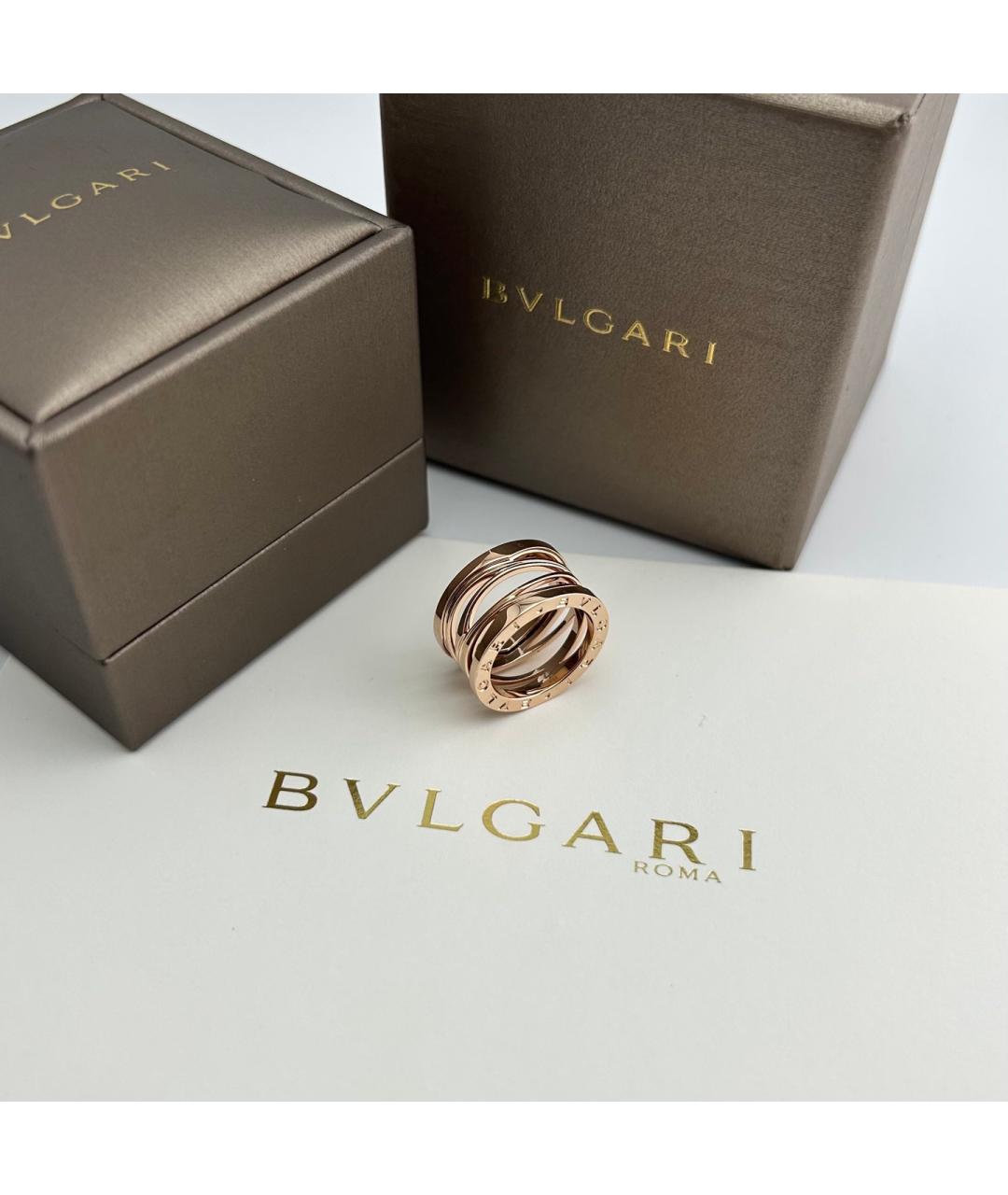 BVLGARI Золотое кольцо из розового золота, фото 5